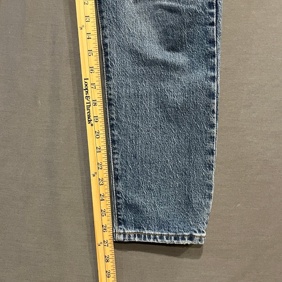 Levi's 501 S Skinny Jeans Womens 29x28 Blue Medium Wash High Rise Button Fly - Picture 6 of 14
